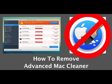 remove advanced mac cleaner 2017